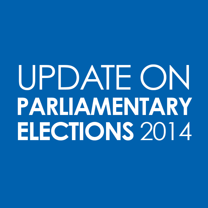 Update on parliamentary elections 2014