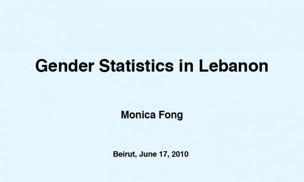 Gender Statistics in Lebanon