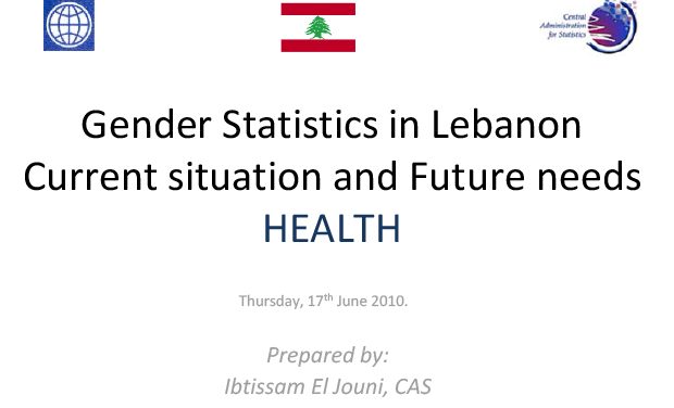 Use of Gender Statistics – Health