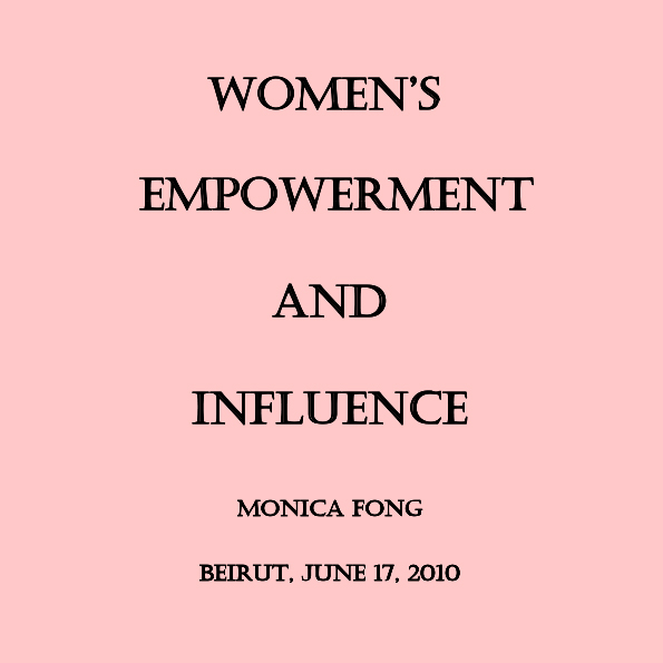 Women’s Empowerement and Influence – statistics